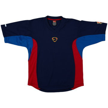 2000-01 Barcelona Nike Training Shirt - 8/10 - (L.Boys)