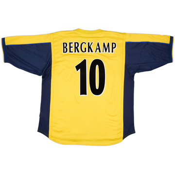 1999-01 Arsenal Away Shirt Bergkamp #10 - 6/10 - (XXL)