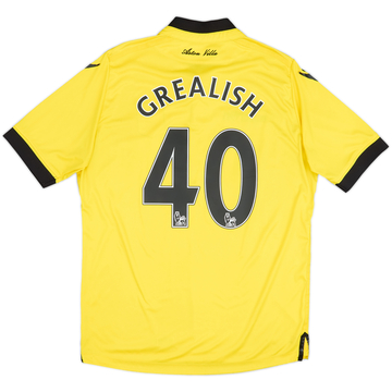 2015-16 Aston Villa Away Shirt Grealish #40 - 6/10 - (L)
