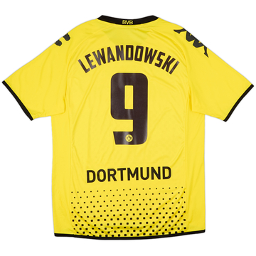 2011-12 Borussia Dortmund Home Shirt Lewandowksi #9 - 7/10 - (L)