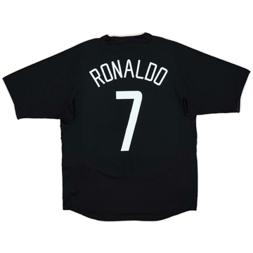 2003-05 Manchester United Away Shirt Ronaldo #7 - 9/10 - (XL)