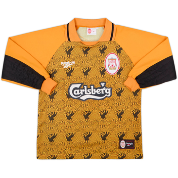 1996-97 Liverpool GK Shirt - 8/10 - (S)