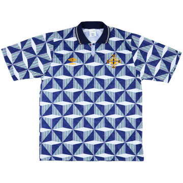 1990-92 Northern Ireland Away Shirt - 8/10 - (S)