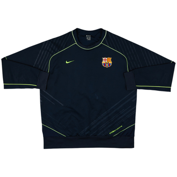 2007-08 Barcelona Nike Sweat Top - 7/10 - (XL)
