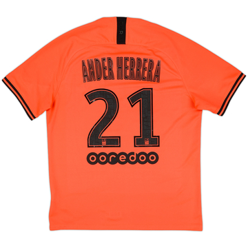 2019-20 Paris Saint-Germain Away Shirt Ander Herrera #21 - 8/10 - (L)