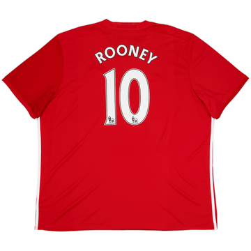 2016-17 Manchester United Home Shirt Rooney #10 (3XL)