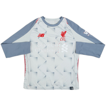 2018-19 Liverpool Third L/S Shirt - 4/10 - (S.Boys)