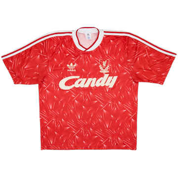 1989-91 Liverpool Home Shirt - 5/10 - (L)