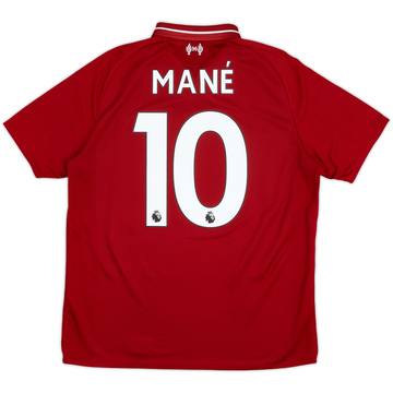 2018-19 Liverpool Home Shirt Mane #10 - 7/10 - (M)