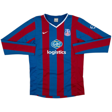 2009-10 Crystal Palace Home L/S Shirt - 10/10 - (XL.Boys)