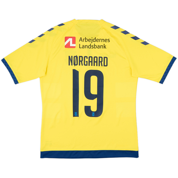 2016-17 Brondby Home Shirt Nørgaard #19 - 8/10 - (L)