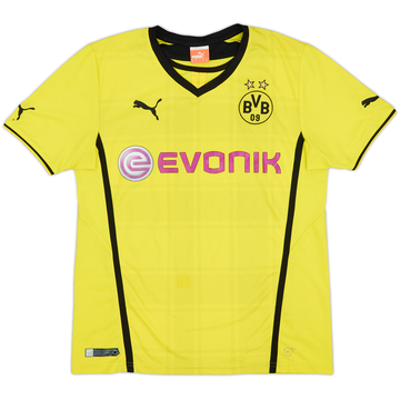 2013-14 Borussia Dortmund Home Shirt - 4/10 - (M)