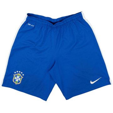 2014-15 Brazil Home Shorts - 9/10 - (M)