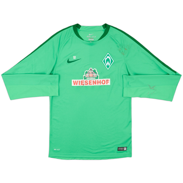 2015-16 Werder Bremen Player Issue Nike Training L/S Shirt #10 - 5/10 - (S)
