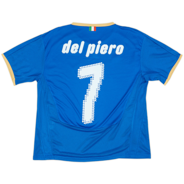 2007-08 Italy Home Shirt Del Piero #7 - 9/10 - (S)