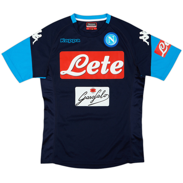 2017-18 Napoli Kappa Training Shirt - 9/10 - (L)