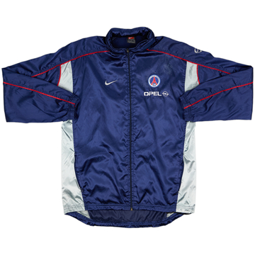 2001-02 Paris Saint-Germain Nike Hooded Track Jacket - 5/10 - (XL.Boys)