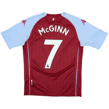 2020-21 Aston Villa Home Shirt McGinn #7 - 8/10 - (S)