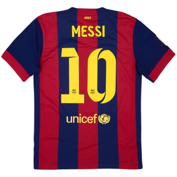 2014-15 Barcelona Home Shirt Messi #10 - 8/10 - (M)