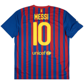 2011-12 Barcelona Home Shirt Messi #10 - 6/10 - (XL)