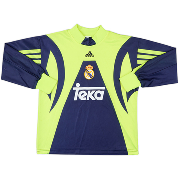 1999-01 Real Madrid GK Shirt - 8/10 - (M.Boys)