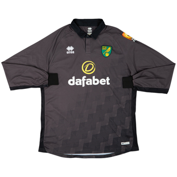 2019-20 Norwich Third L/S Shirt - 8/10 - (4XL)