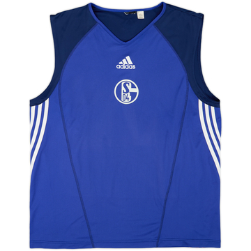 2005-06 Schalke adidas Training Vest - 7/10 - (L)