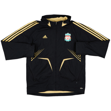 2008-09 Liverpool adidas Hooded Track Jacket - 8/10 - (L)