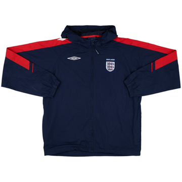 2007-09 England Umbro Hooded Track Jacket - 7/10 - (L)