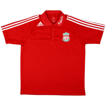 2008-09 Liverpool adidas Polo Shirt - 8/10 - (S)