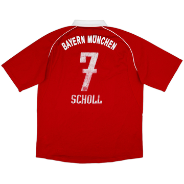 2005-06 Bayern Munich Home Shirt Scholl #7 - 4/10 - (XL)