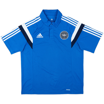 2014-15 Denmark adidas Polo Shirt - 9/10 - (L)