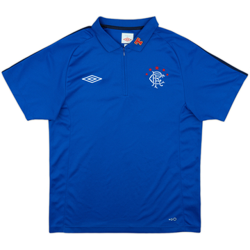 2011-12 Rangers Umbro 1/4 Zip Polo Shirt - 8/10 - (M)
