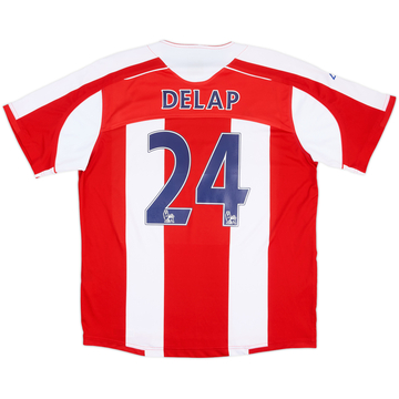 2008-09 Stoke City Home Shirt Delap #24 - 8/10 - (M)