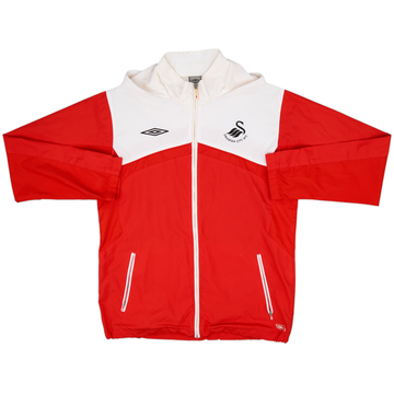 2009-10 Swansea City Umbro Hooded Track Jacket - 8/10 - (L)