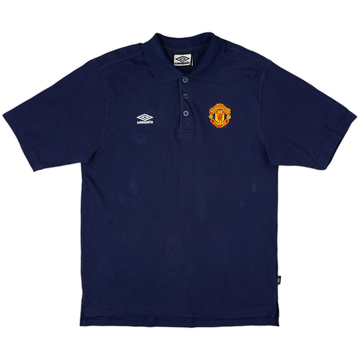 1999-00 Manchester United Umbro Polo Shirt - 8/10 - (M)