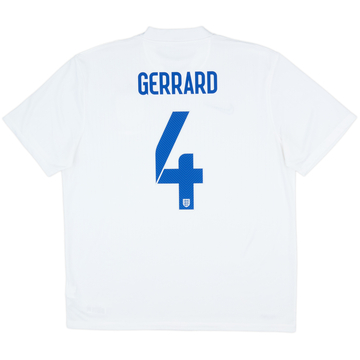 2014-15 England Home Shirt Gerrard #4 - 8/10 - (XL)