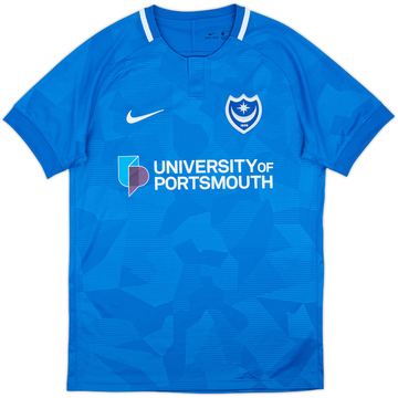 2018-19 Portsmouth Home Shirt - 9/10 - (M)