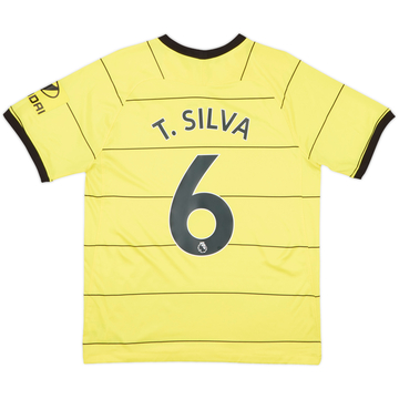2021-22 Chelsea Away Shirt T.Silva #6 - 8/10 - (L)