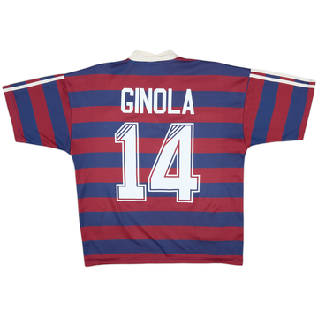 1995-96 Newcastle Away Shirt Ginola #14 - 6/10 - (M)