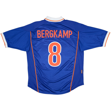 1998-00 Netherlands Away Shirt Bergkamp #8 - 9/10 - (L)