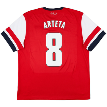 2012-14 Arsenal Home Shirt Arteta #8 - 8/10 - (XL)