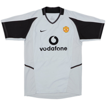 2002-04 Manchester United GK S/S Shirt - 8/10 - (L.Boys)