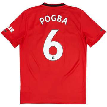 2019-20 Manchester United Home Shirt Pogba #6 - 7/10 - (M)