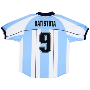 2000-01 Argentina Home Shirt Batistuta #9 - 8/10 - (L)