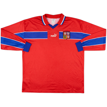 1998-00 Czech Republic Home L/S Shirt - 8/10 - (XL)