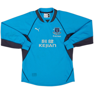 2002-03 Everton GK Shirt - 7/10 - (M.Boys)
