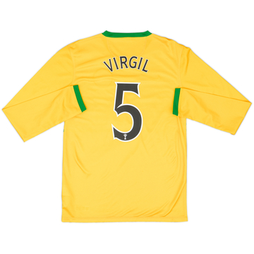 2013-14 Celtic Away L/S Shirt Virgil #5 - 9/10 - (S)