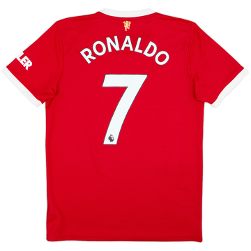 2021-22 Manchester United Home Shirt Ronaldo #7 - 7/10 - (M)