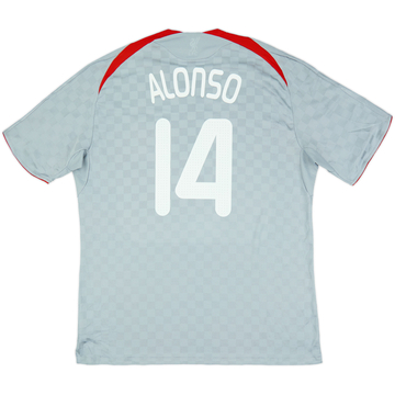 2008-09 Liverpool Away Shirt Alonso #14 - 6/10 - (XXL)